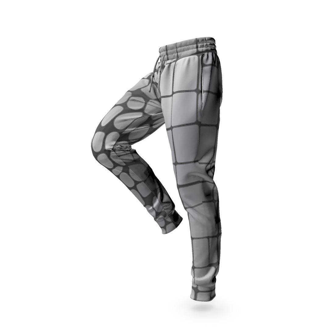 Crocodile wht skin RGB Men's Joggers - Fashion Crook