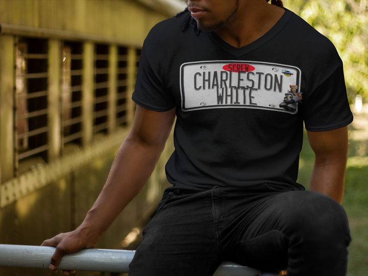 Charleston White protest shirt