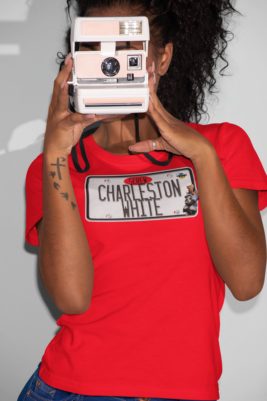 Charleston White protest shirt