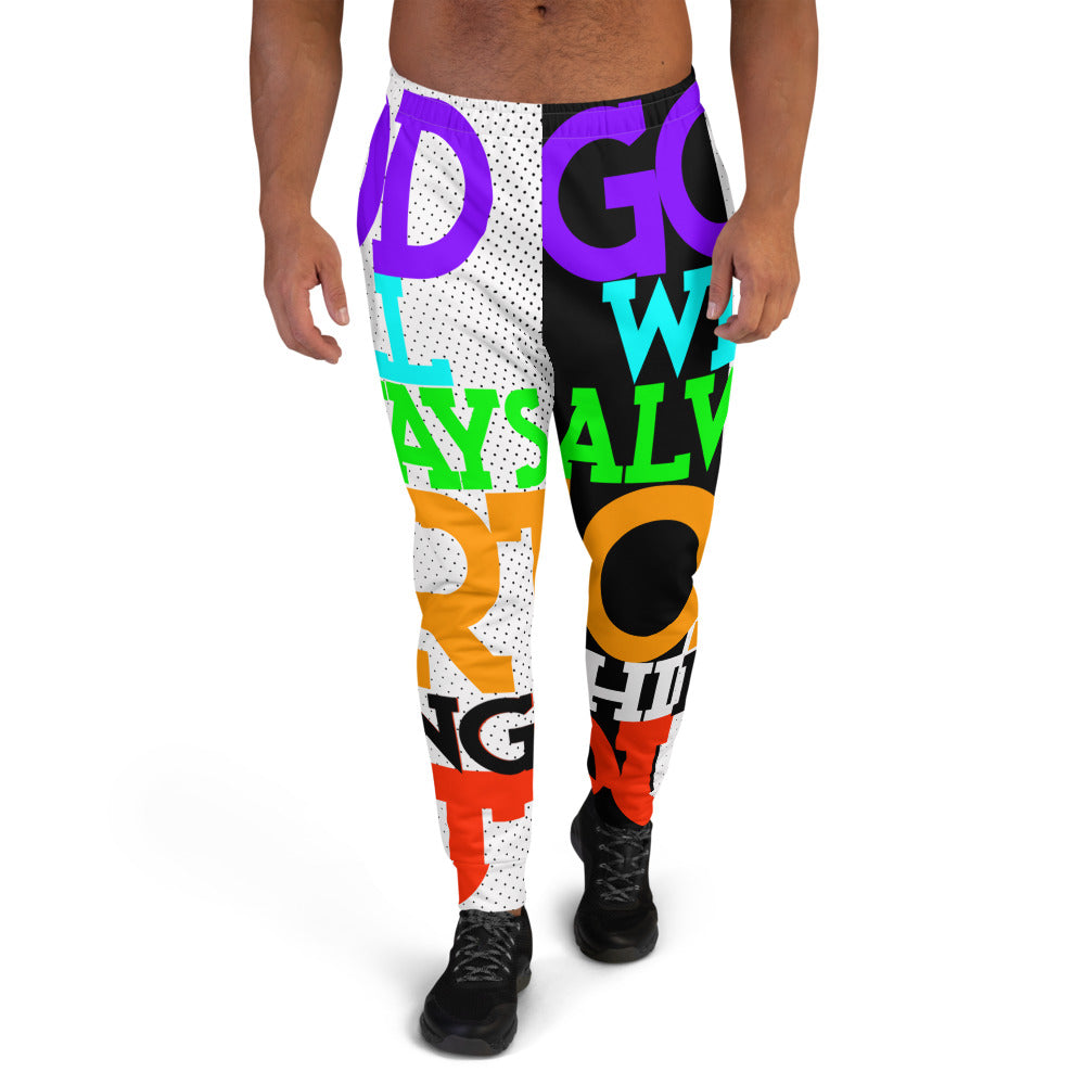 GOD WILL YES Men's Joggers - Fashion Crook