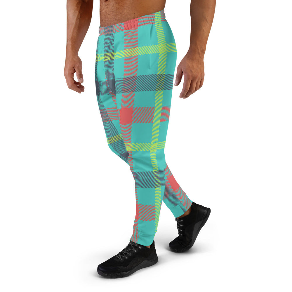 Tartan Pattern  Men's Joggers - Fashion Crook