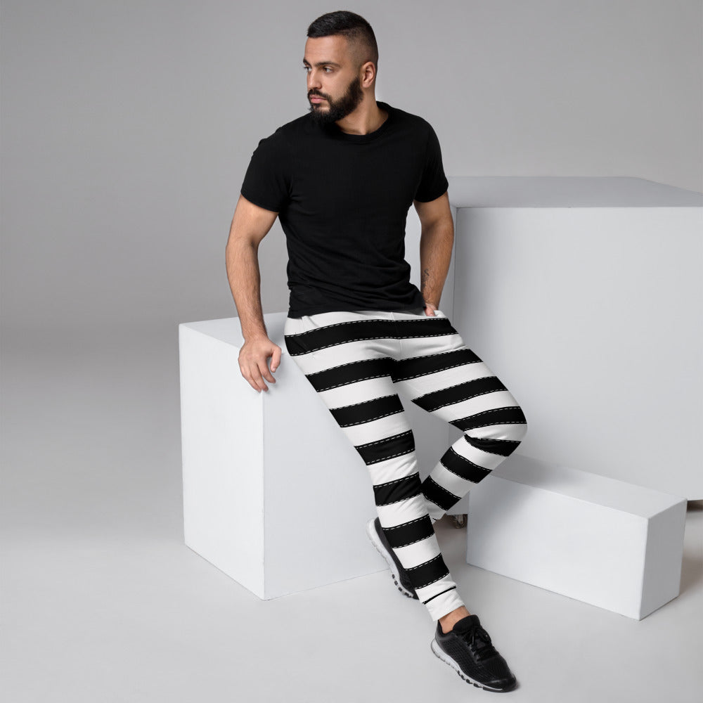 PRISON new STRIPES AND STITCHES Men's Joggers - Fashion Crook