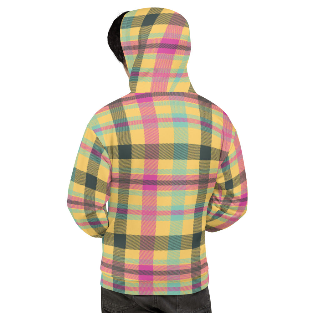 Pattern Tartan Unisex Hoodie - Fashion Crook