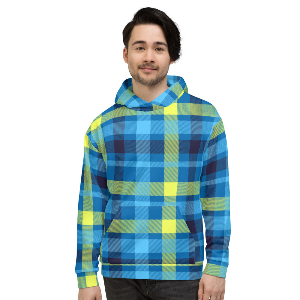 Tartan Seamless Pattern Unisex Hoodie - Fashion Crook