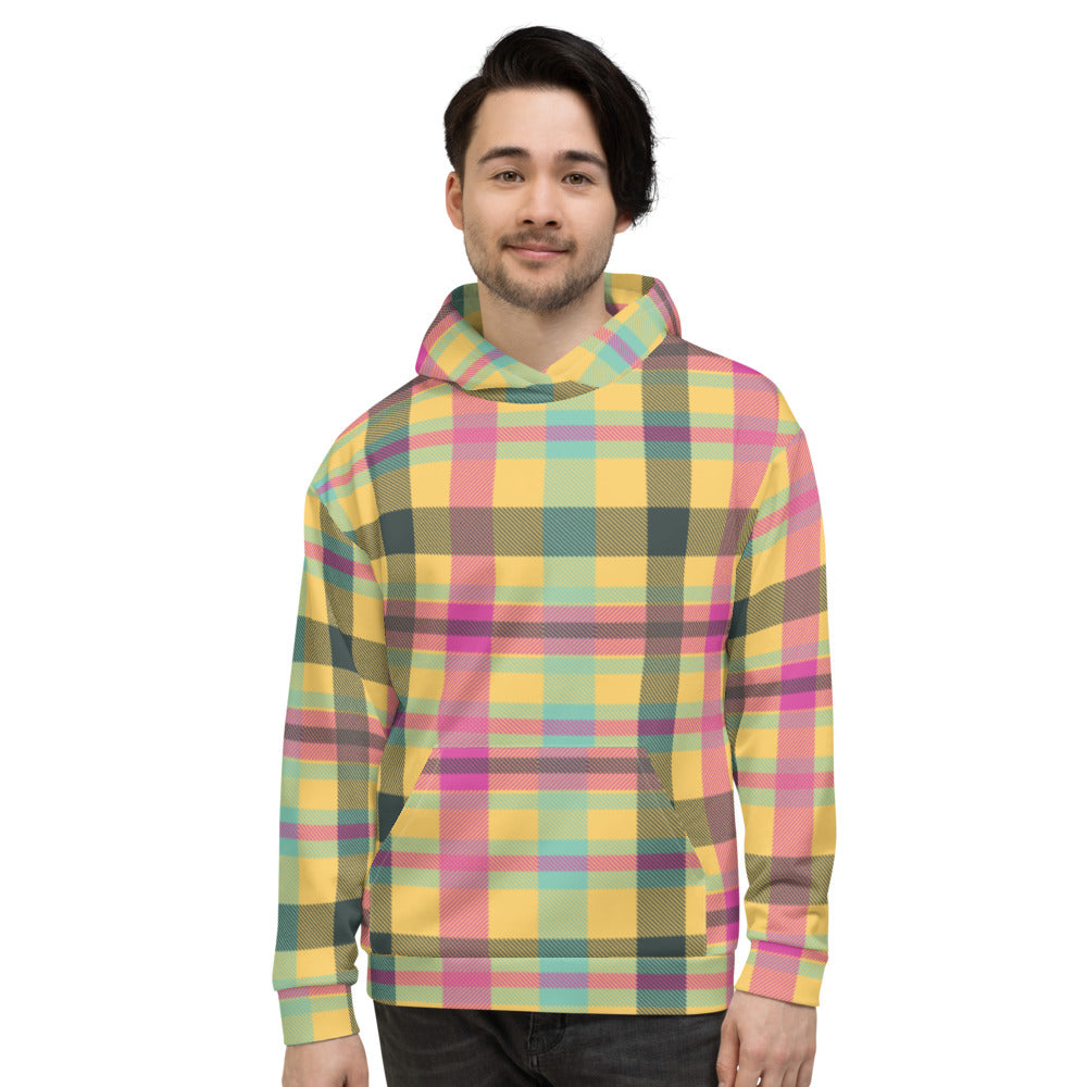 Pattern Tartan Unisex Hoodie - Fashion Crook