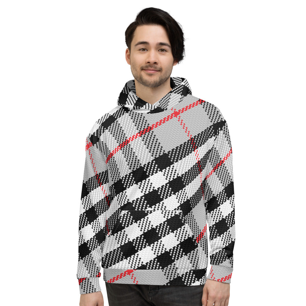 Tartan Unisex Hoodie - Fashion Crook