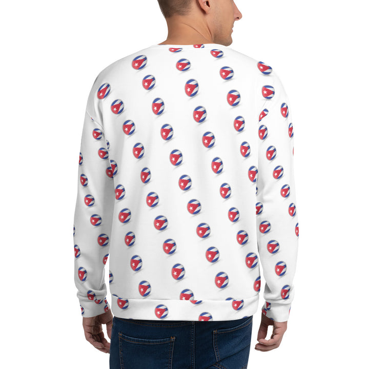 CUBA CIRCLE TILED Unisex Sweatshirt - Fashion Crook