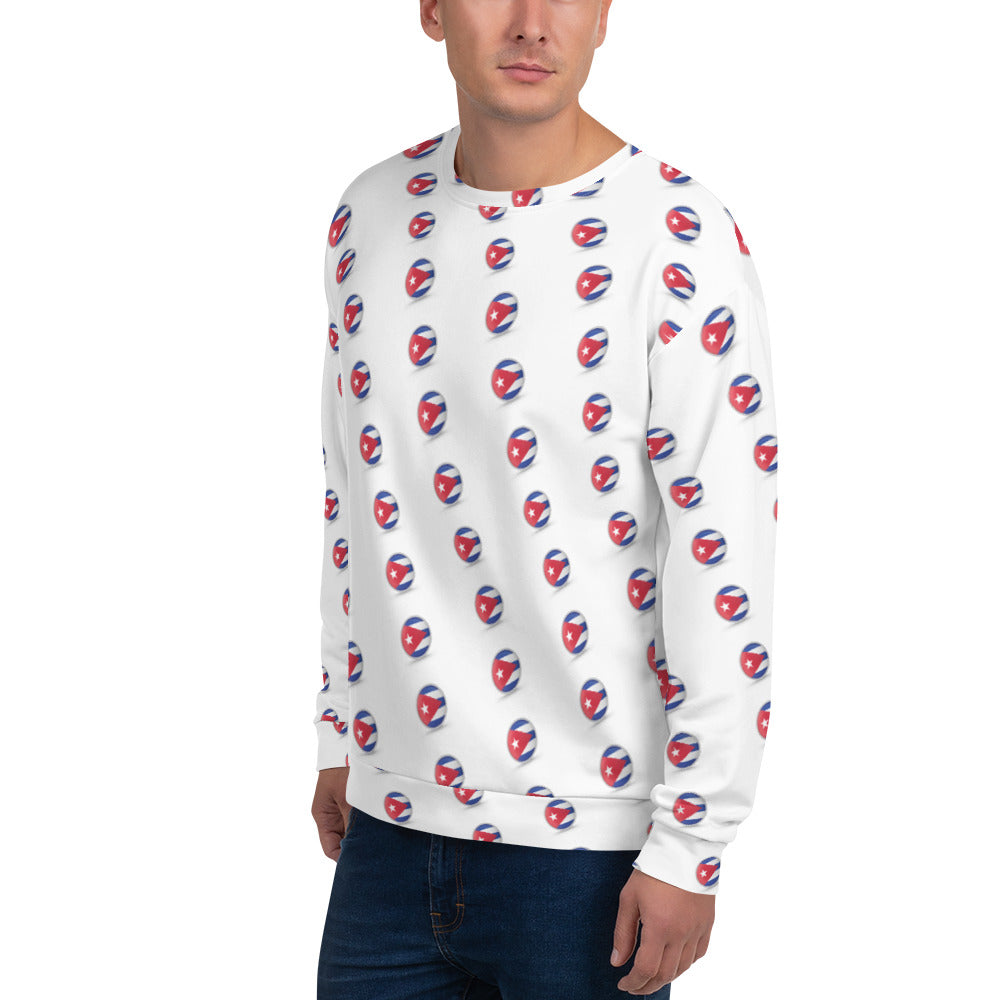 CUBA CIRCLE TILED Unisex Sweatshirt - Fashion Crook