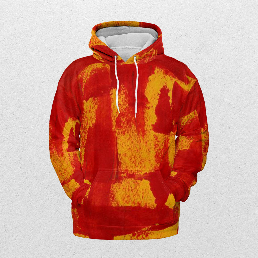 Under Fire 4K Texture AOP Hoodie - Fashion Crook