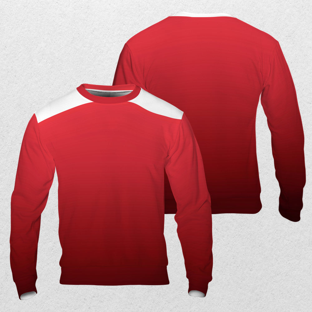 RED GRT AOP Sweatshirt - Fashion Crook