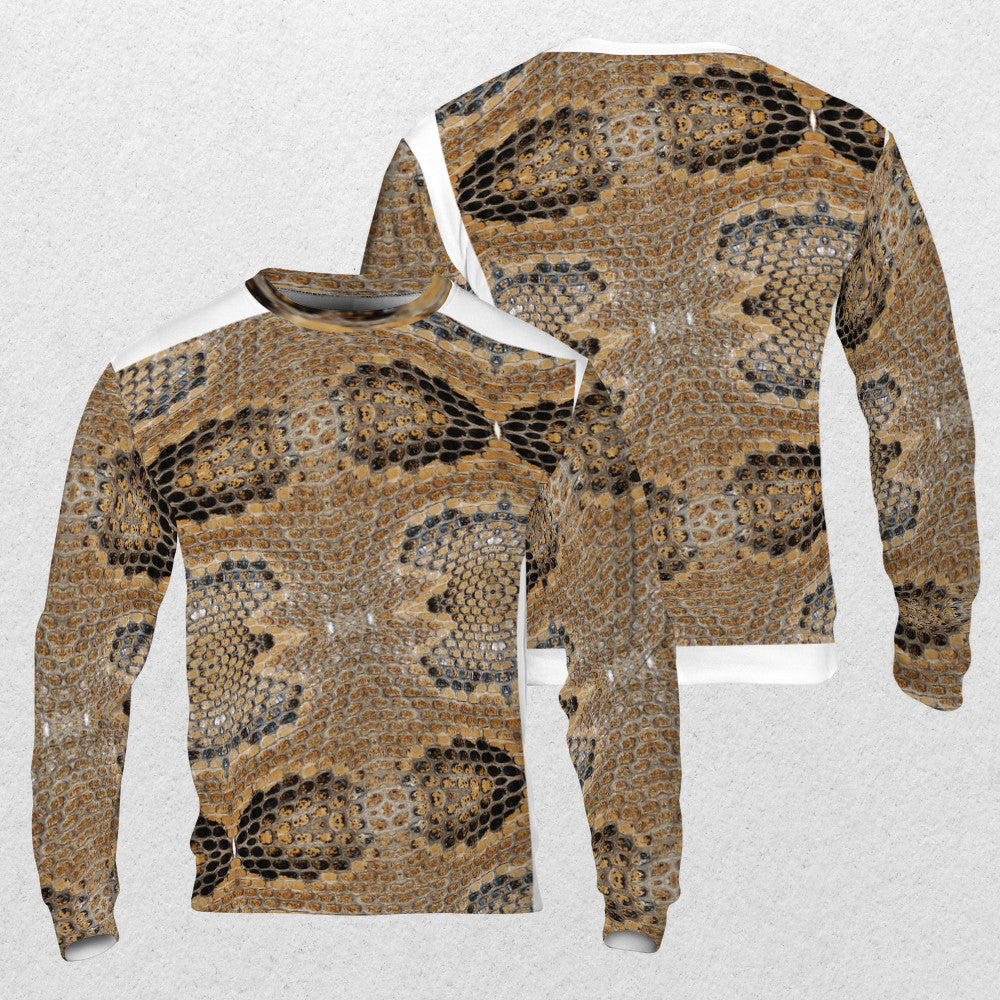 Snake  texture tricks AOP Sweatshirt - Fashion Crook