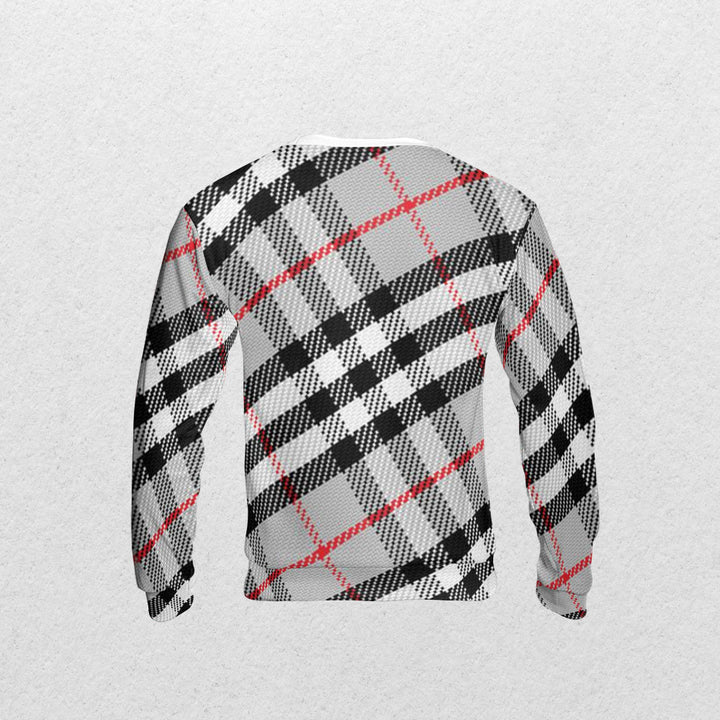 Tartan AOP Sweatshirt - Fashion Crook