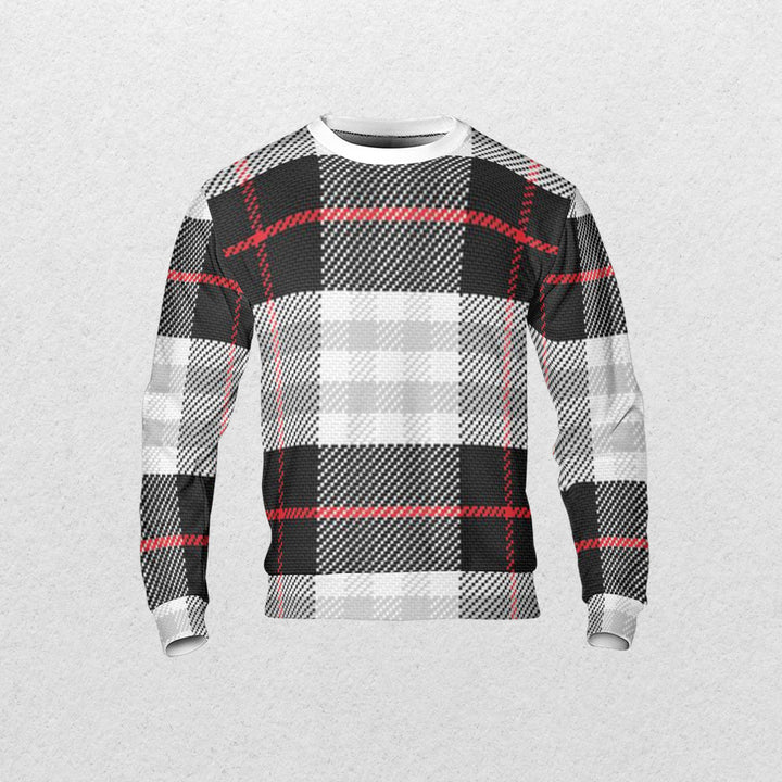 Tartan AOP Sweatshirt - Fashion Crook