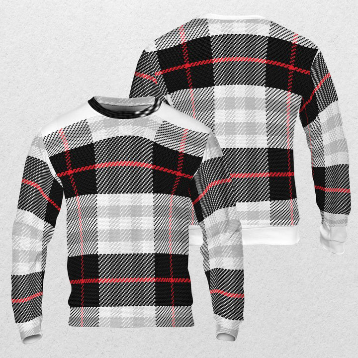 Tartan AOP Sweatshirt - Fashion Crook