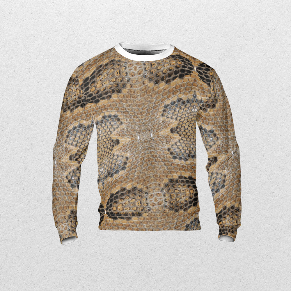 Snake  texture tricks AOP Sweatshirt - Fashion Crook