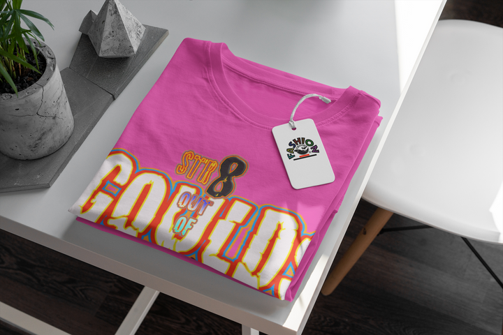 Str8 Outta Goulds Ladies short sleeve round neck shirt - Fashion Crook