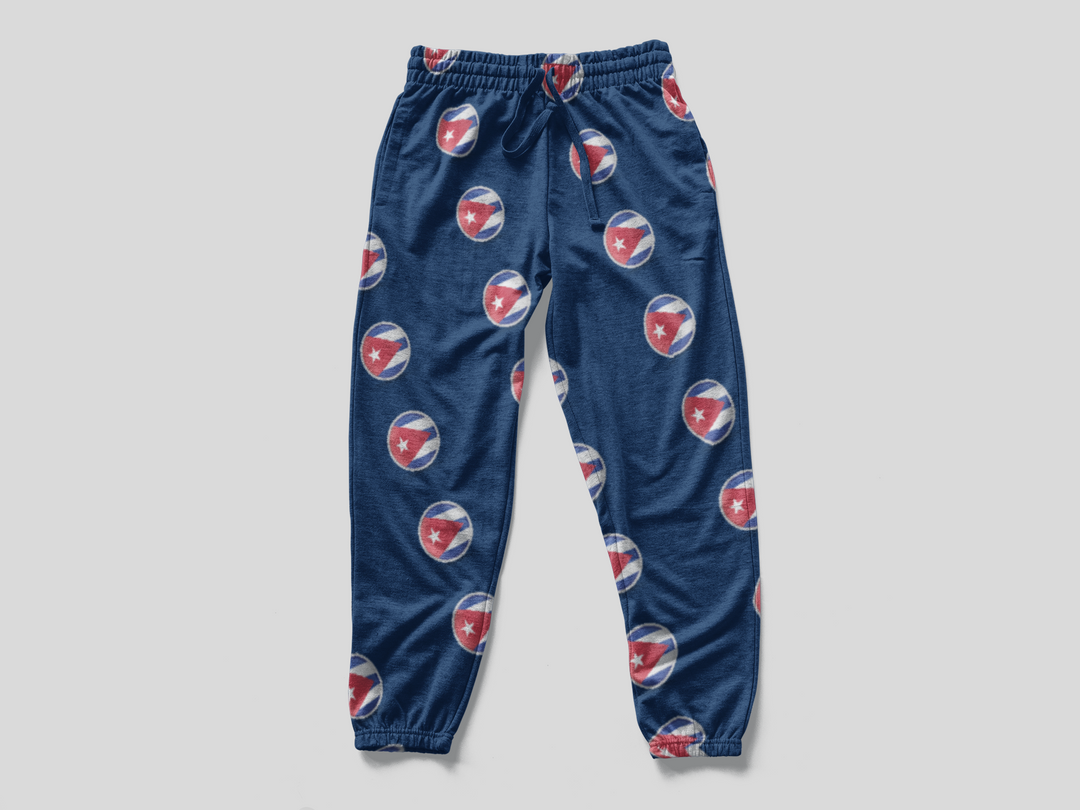 CUBA CIRCLE TILED Men's Joggers - Fashion Crook